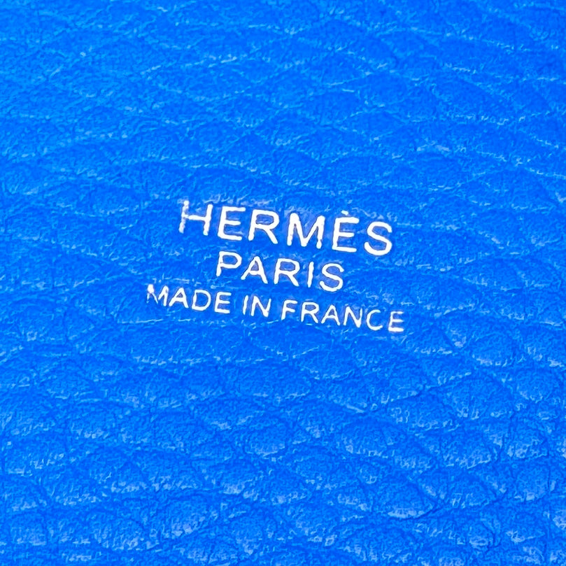 エルメス HERMES ピコタンロックMM ピコタンロック MM ピコタンロック22 バッグ トートバッグ トリヨンクレマンス ブルーザンジバル ブルー 青 シルバー金具