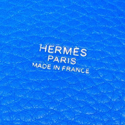 エルメス HERMES ピコタンロックMM ピコタンロック MM ピコタンロック22 バッグ トートバッグ トリヨンクレマンス ブルーザンジバル ブルー 青 シルバー金具