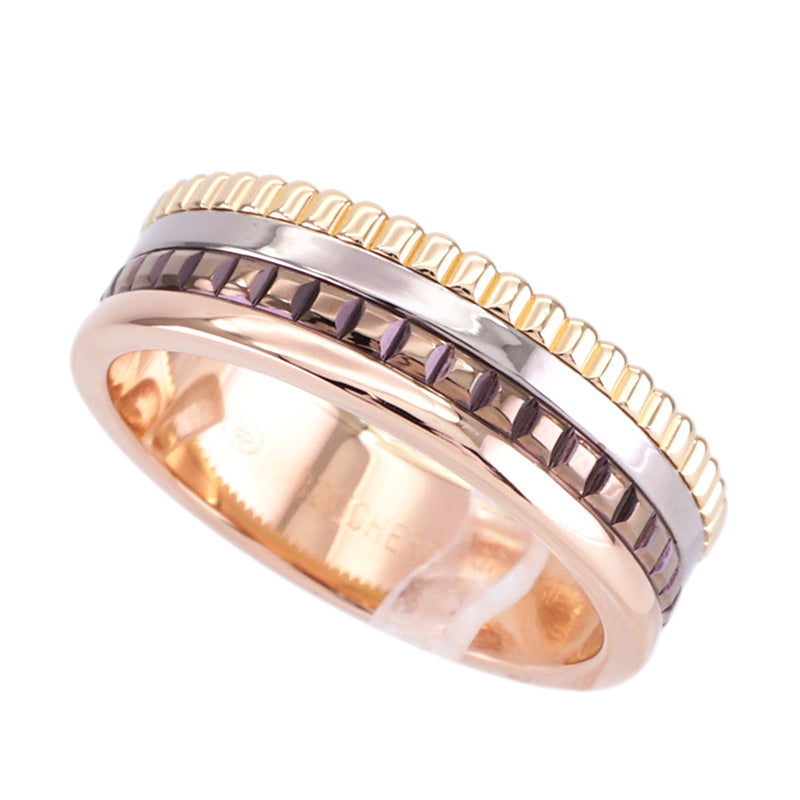 BOUCHERON Boucheron Quatre Classic Ring Small Quatre ring Quatre Classic Ring 750粉红色黄金黄金白色金色粉红色金色棕色PVD