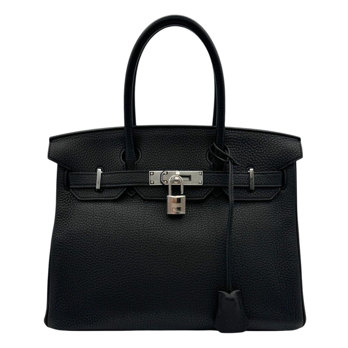 HERMES 爱马仕 Birkin 30 Birkin 30 手提袋多哥黑色银色硬件