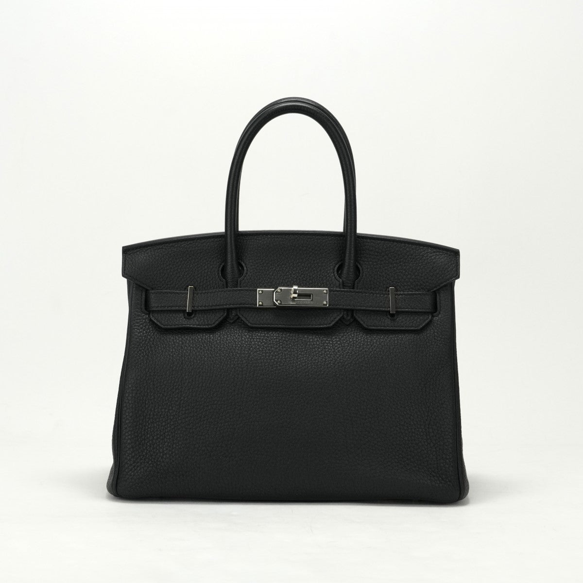 HERMES 爱马仕 Birkin 30 Birkin 30 手提袋多哥黑色银色硬件