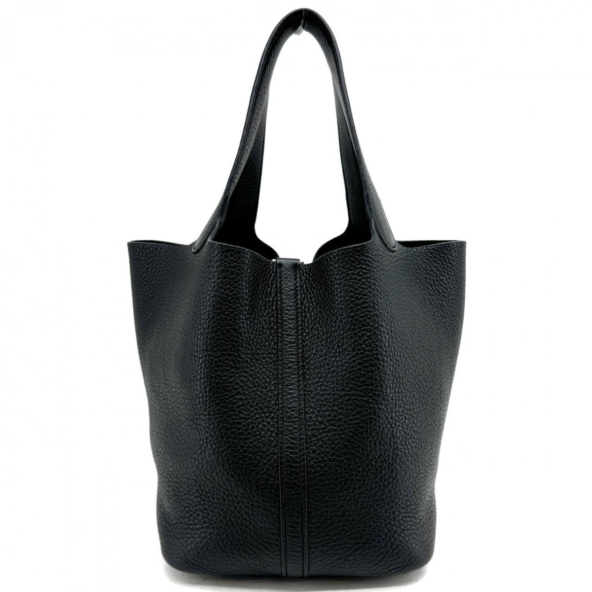 HERMES HERMES Picotin MM Picotin MM Picotin 22 Tote bag Toryon Clemence Noir Black Silver Metal fittings