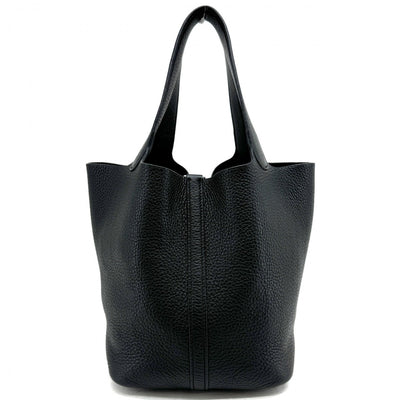 HERMES HERMES Picotin MM Picotin MM Picotin 22 Tote bag Toryon Clemence Noir Black Silver Metal fittings