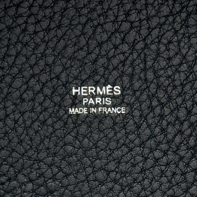 エルメス HERMES ピコタンMM ピコタン MM ピコタン22 バッグ トートバッグ トリヨンクレマンス ノワール ブラック 黒 シルバー金具