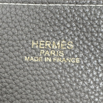 エルメス HERMES ドゥブルセンス36 ドゥブルセンス 36 ドゥブルサンス36 ドゥブルセンス45 バッグ トートバッグ トリヨンクレマンス グリエタン カノピ グレー グリーン