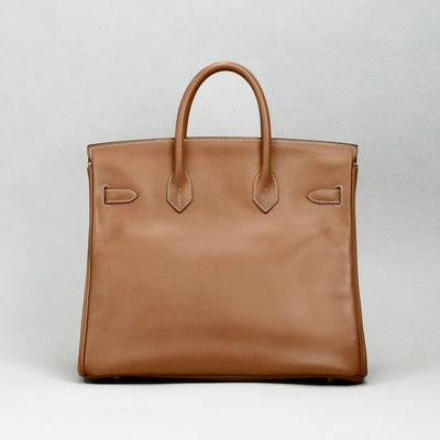 HERMES 爱马仕 Haut a courroies 32 Haut a courroies 32 包，手提袋，金，棕色，棕色，金色配件