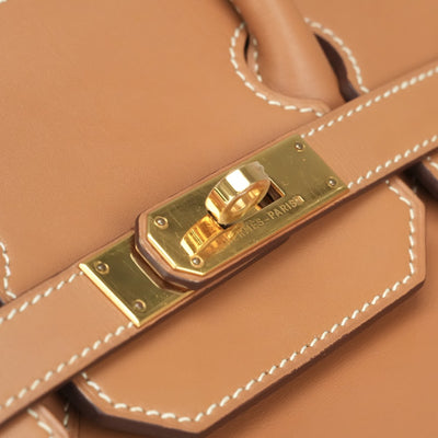 HERMES 爱马仕 Haut a courroies 32 Haut a courroies 32 包，手提袋，金，棕色，棕色，金色配件