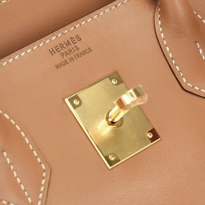 HERMES 爱马仕 Haut a courroies 32 Haut a courroies 32 包，手提袋，金，棕色，棕色，金色配件