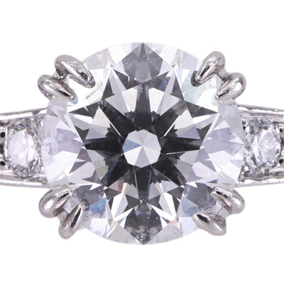 HARRY WINSTON HARRY WINSTON Round Cut Trist Ring Round Cut Trist Ring Tryst by Harry Winston Ring Pt950 Silver