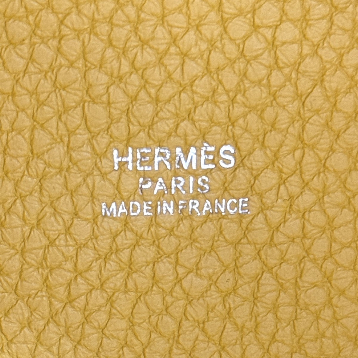 HERMES 爱马仕 Picotin lock MM Picotin lock MM Picotin lock 22 手提袋Torillon Clemence Jaune amble celeste yellow Yellow Blue黄色银色金属配件