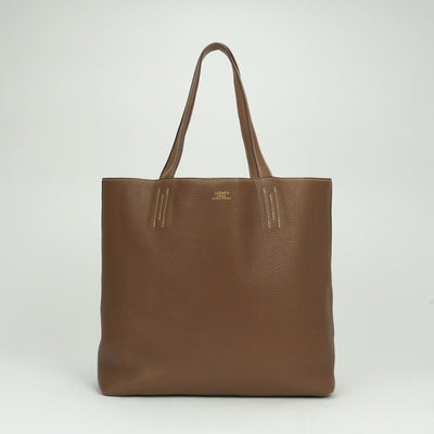 HERMES 爱马仕 Double sens 36 Double sens 36 Double sens 36 袋手提袋torillon clemence tabac骆驼棕色米色棕色