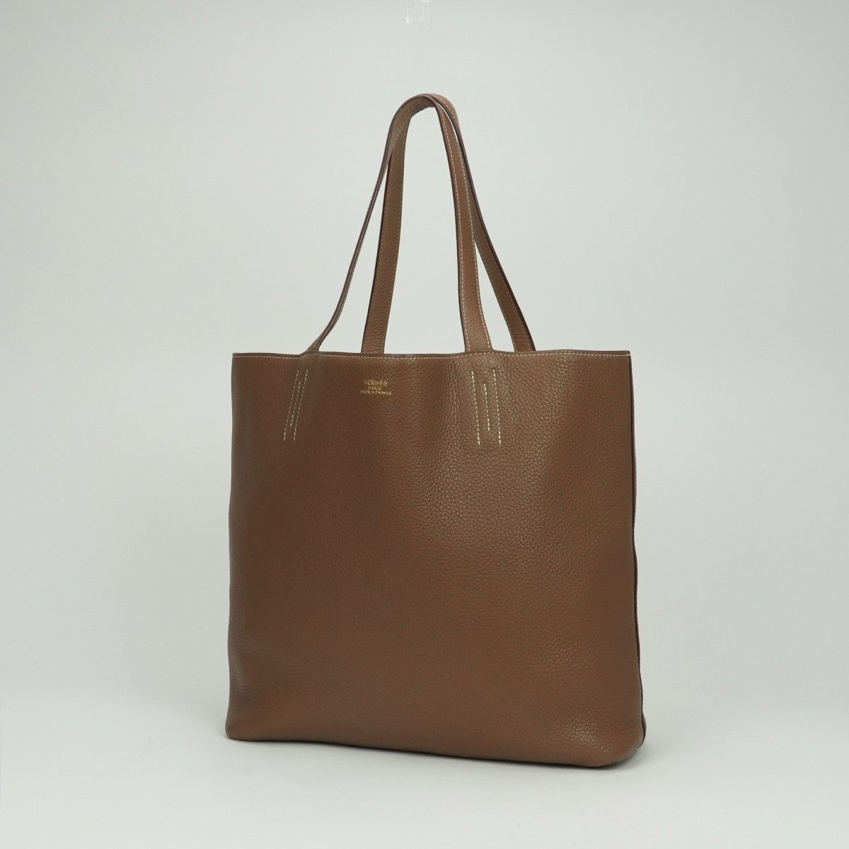 HERMES 爱马仕 Double sens 36 Double sens 36 Double sens 36 袋手提袋torillon clemence tabac骆驼棕色米色棕色