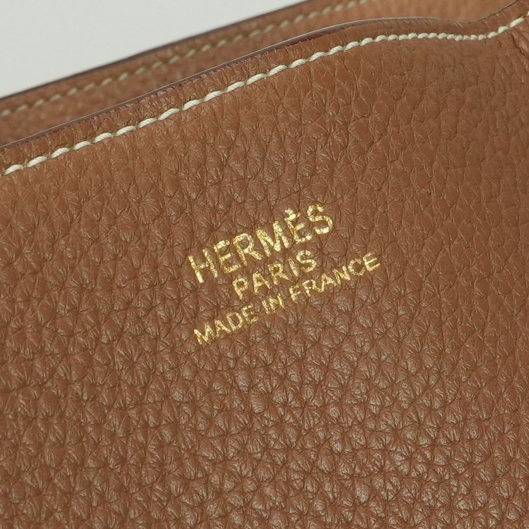 HERMES 爱马仕 Double sens 36 Double sens 36 Double sens 36 袋手提袋torillon clemence tabac骆驼棕色米色棕色
