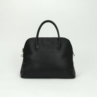 エルメス HERMES ボリード35 ボリード 35 ボリード37 バッグ トートバッグ アルデンヌ ノワール Noir ブラック Black 黒 ゴールド金具 ハンドバッグ