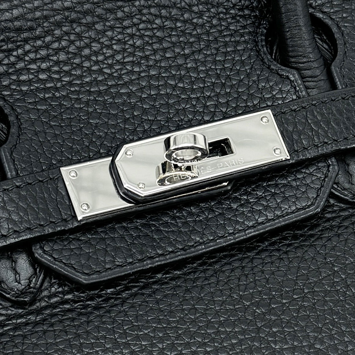 HERMES 爱马仕 Birkin 30 Birkin 30 手提袋Toryon Clemence Noir黑色银色金属配件