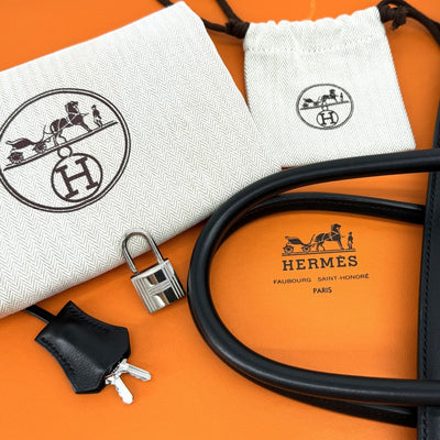 エルメス HERMES バーキン30 バーキン 30 バッグ トートバッグ トリヨンクレマンス ノワール ブラック 黒 シルバー金具