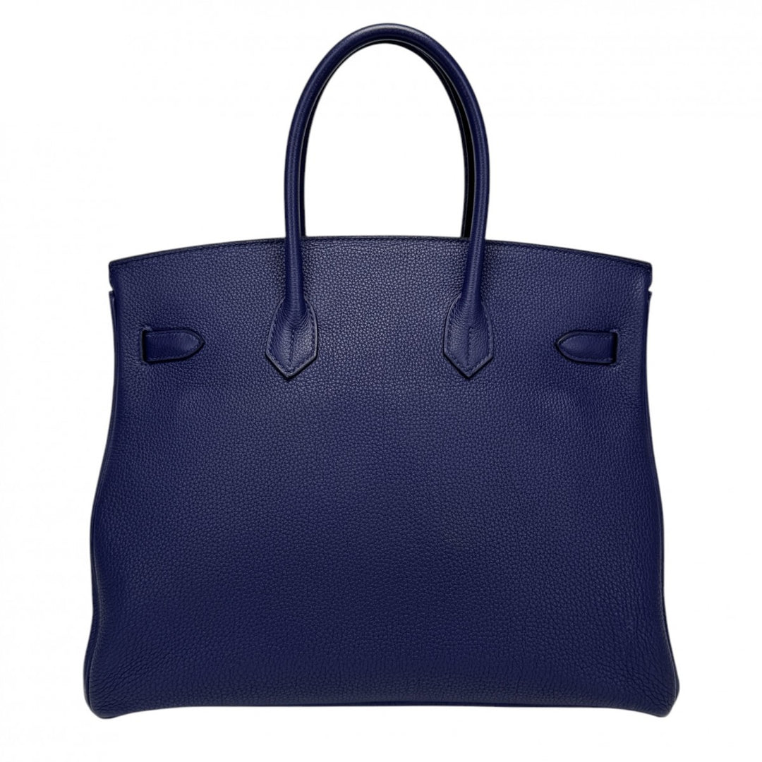 エルメス HERMES バーキン35 バーキン 35 バッグ トートバッグ クシュベル ネイビー Navy 紺 シルバー金具 ハンドバッグ エルメス HERMES バーキン35 バーキン 35 バッグ トートバッグ トゴ