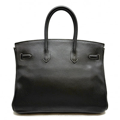 HERMES 헤르메스 Birkin 35 Birkin 35 가방 토트 백 토고 GRAFF회색 실버 금속 피팅에 맞습니다