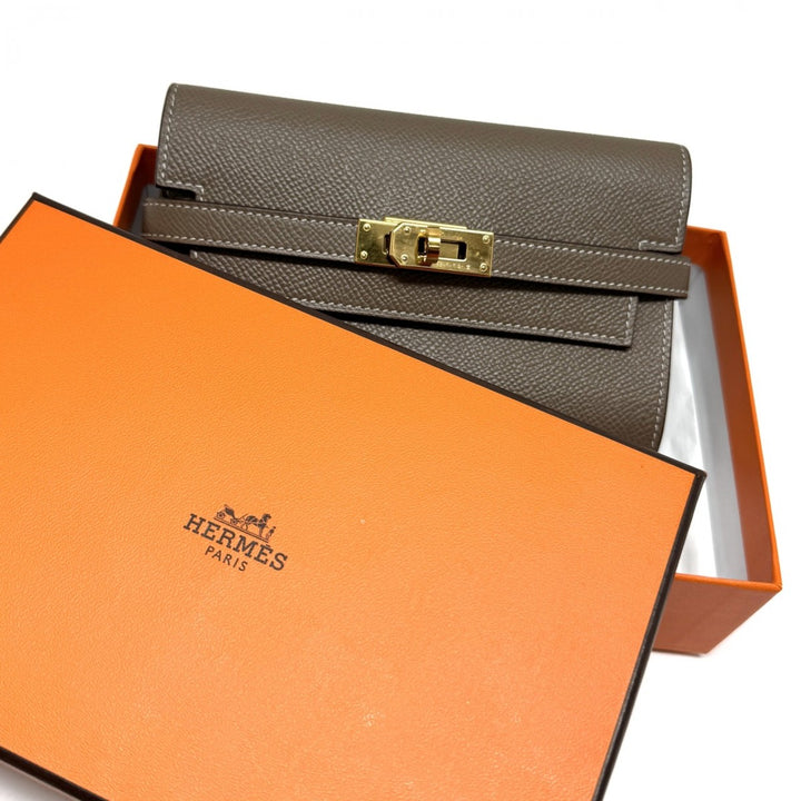 HERMES ケリーウォレット ミディアムコンパクト 楽天市場】HERMES エルメス ケリーウォレット ミディアム