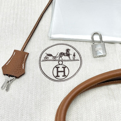 HERMES 爱马仕 Birkin 35 Birkin 35 包，手提袋，多哥，金，棕色，棕色，银色硬件