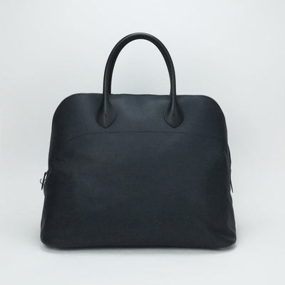 HERMES HERMES Bolide relax 45 Bolide relax 45 Bolide 45 Bag, Tote Bag, Epson, Blue Ocean, Noir, Navy, Black, Navy, Black, Silver Fittings Verso Bicolor