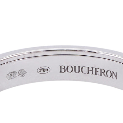 ブシュロン BOUCHERON キャトル ブラック リング ハーフ キャトルブラック キャトルリング quatre black edition リング 指輪 750WG シルバー ブラック キャトル　ブラック