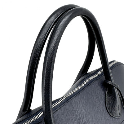 HERMES HERMES Bolide relax 45 Bolide relax 45 Bolide 45 Bag, Tote Bag, Epson, Blue Ocean, Noir, Navy, Black, Navy, Black, Silver Fittings Verso Bicolor