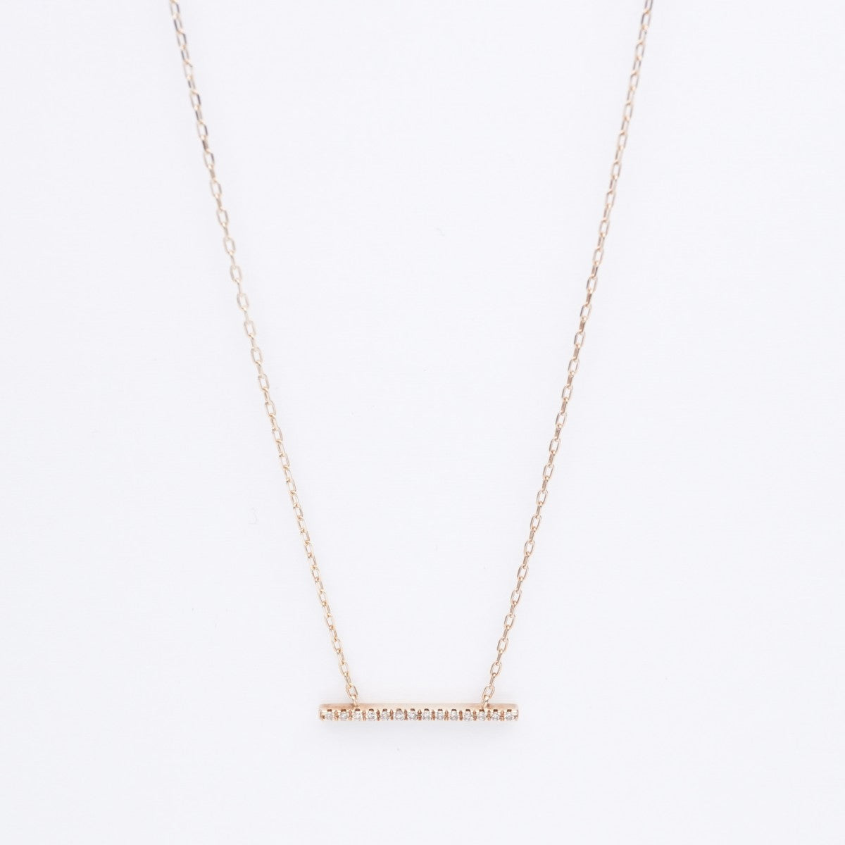 Hirotaka Hirotaka Trapeze necklace pendant choker K10 yellow gold pendant yellow gold diamond