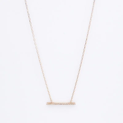 Hirotaka Hirotaka Trapeze necklace pendant choker K10 yellow gold pendant yellow gold diamond