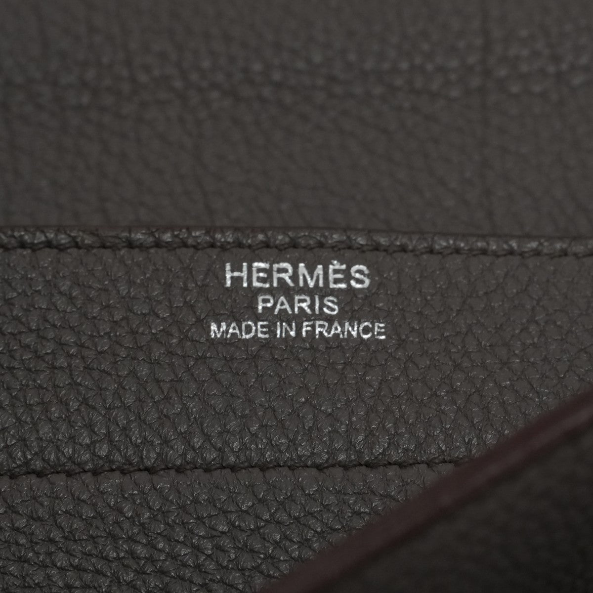 HERMES 爱马仕 Sac ? d?p?ches 41 Sac a depeche 41 袋手提袋dogo etan灰色银金属配件