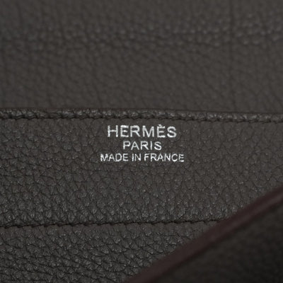 HERMES 爱马仕 Sac ? d?p?ches 41 Sac a depeche 41 袋手提袋dogo etan灰色银金属配件