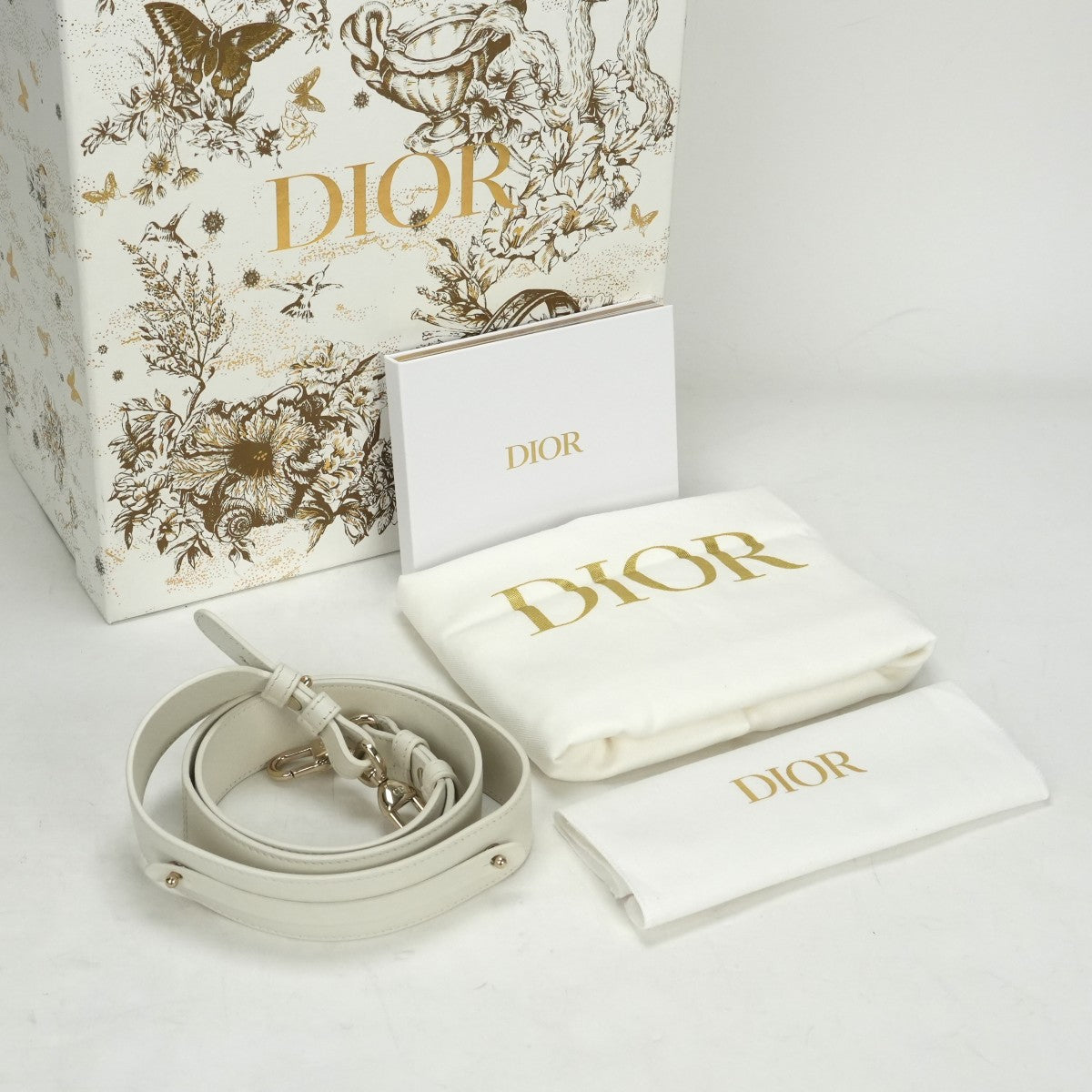 CHRISTIAN DIOR 기독교 디올 Lady dior small LADY DIOR MY ABCDIOR MYABC Cannage bag 가방, 토트 백, 숄더백, 양고기, 흰색, 흰색, 금 피팅