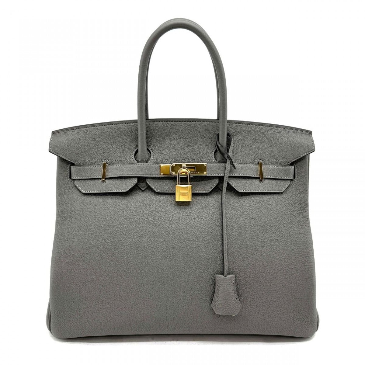 HERMES HERMES Birkin 35 Birkin 35 Bag Tote Bag Togo Grimeyer Grey Gold Hardware Handbag