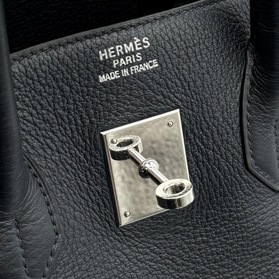 HERMES 爱马仕 Birkin 35 Birkin 35 袋子手提袋dogo蓝色靛蓝蓝色银色硬件