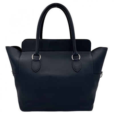 HERMES HERMES Toolbox 26 Toolbox 26 Bag, tote bag, shoulder bag, swift, blue domalte, blue, blue, silver fittings, voswift