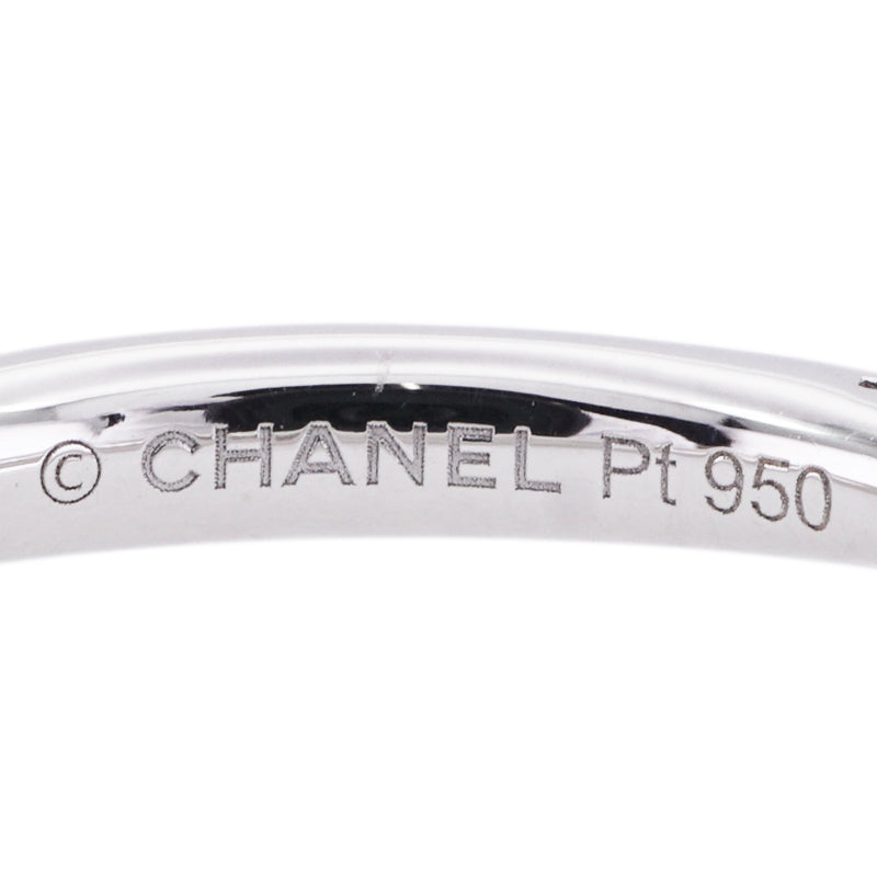 シャネル CHANEL エンゲージメントリング ハーフエタニティ ハーフサークル カメリア コレクション リング 指輪 Pt950 ダイヤリング 婚約指輪 エンゲージメントリング プラチナ