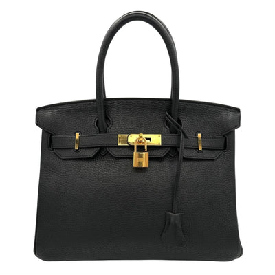 HERMES 헤르메스 Birkin 30 Birkin 30 토트 백 토고 누아 블랙 골드 하드웨어