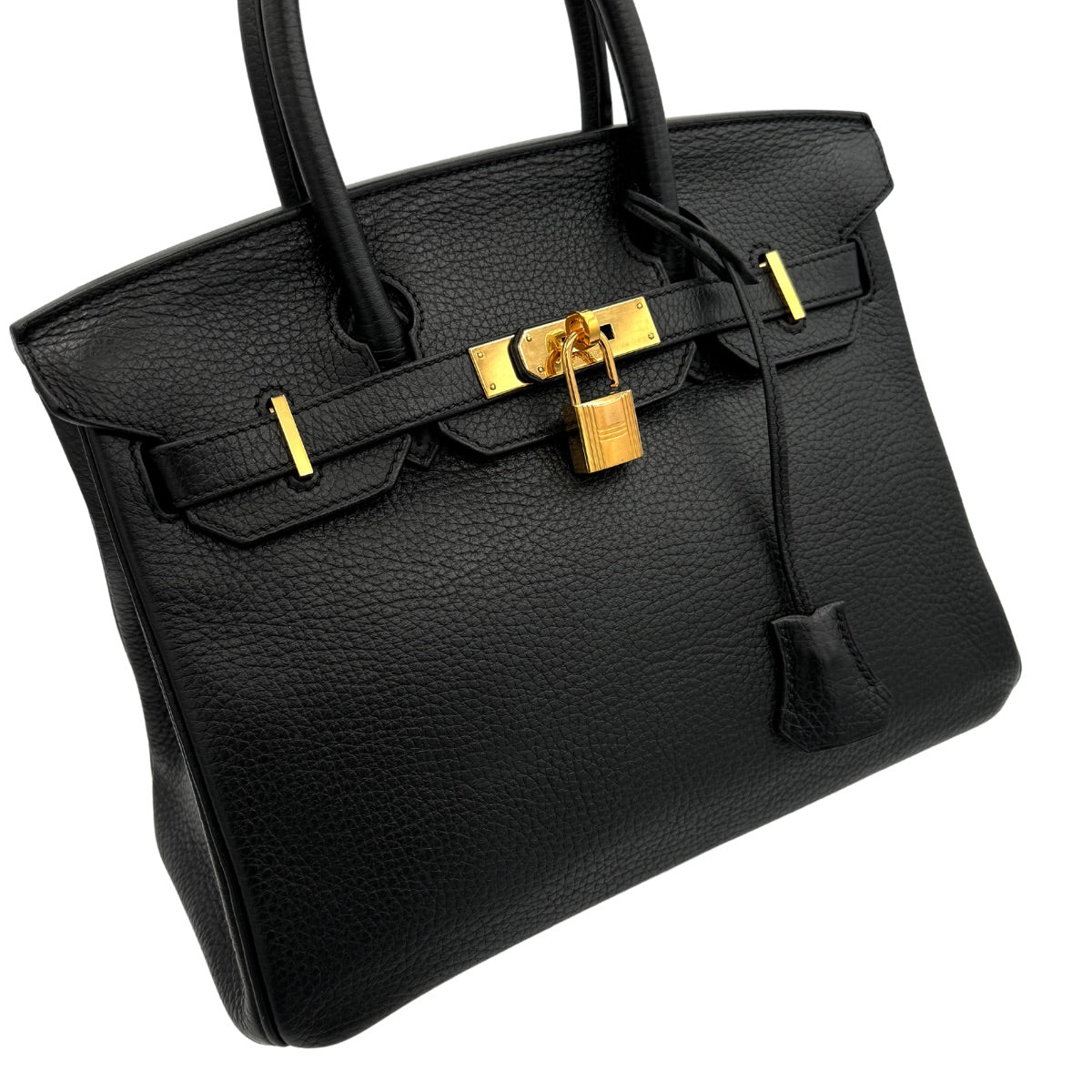 HERMES 헤르메스 Birkin 30 Birkin 30 토트 백 토고 누아 블랙 골드 하드웨어