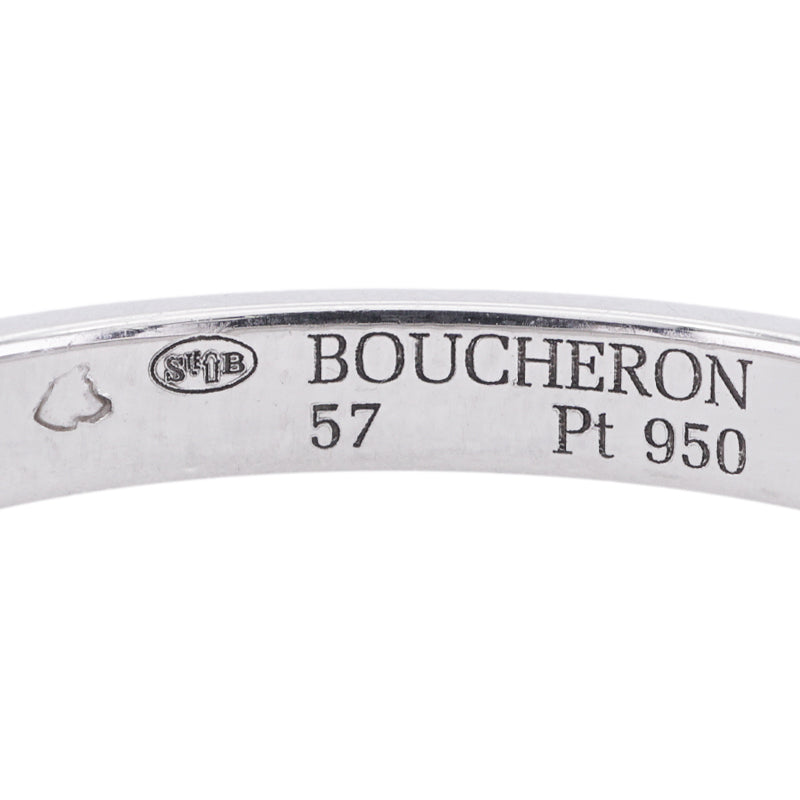 BOUCHERON Boucheron Clou de paris ring medium Quatre ring 쿠르드 파리 Quatre clou de Paris 링 PT950은 결혼 반지 결혼 반지 백금