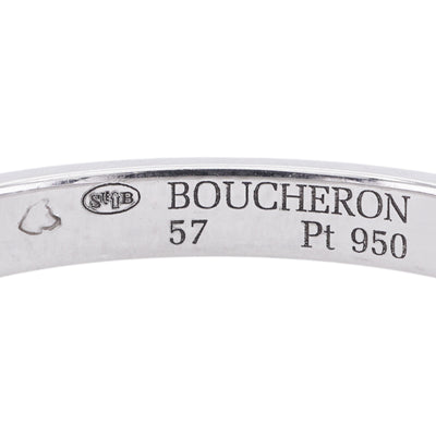 BOUCHERON BOUCHERON Clou de paris ring medium Quatre ring Kurdish Paris Quatre clou de Paris Ring Pt950 Silver Wedding Ring Marriage Ring Platinum