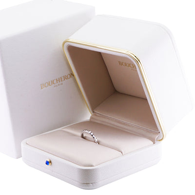 BOUCHERON Boucheron Clou de paris ring medium Quatre ring 쿠르드 파리 Quatre clou de Paris 링 PT950은 결혼 반지 결혼 반지 백금