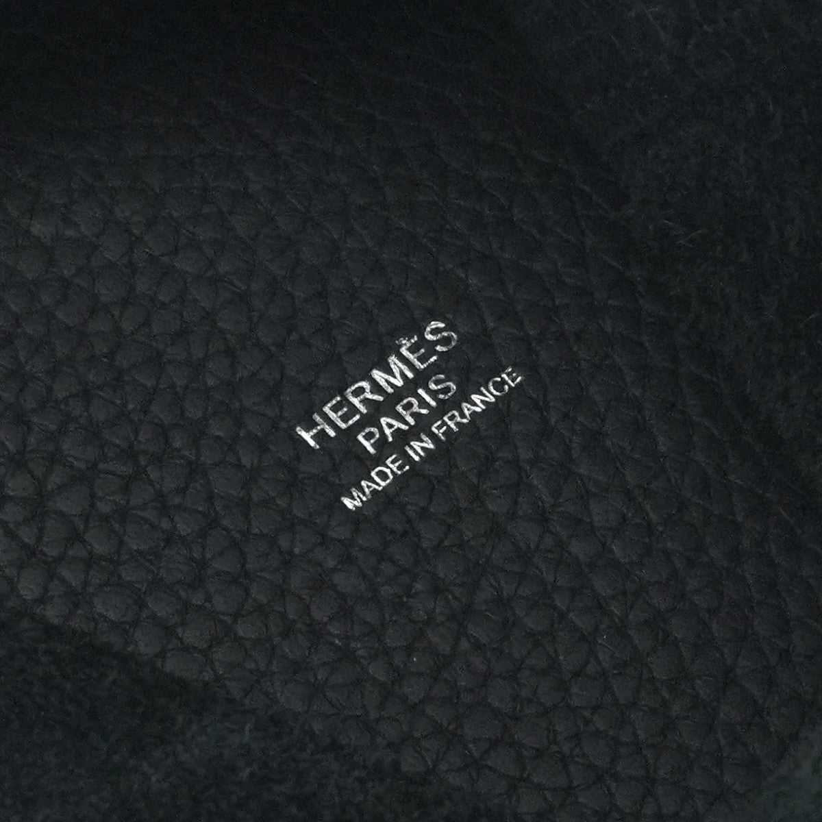 HERMES 爱马仕 Picotin lock MM Picotin lock MM Picotin lock 22 手提袋Toryon Clemence Noir黑色银色金属配件