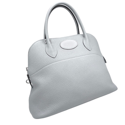 HERMES HERMES Bolide 31 Bolide 31 Bag, Tote bag, Shoulder bag, Torillon Clemence, Blue Pale, Blue, Light Blue, Silver Hardware