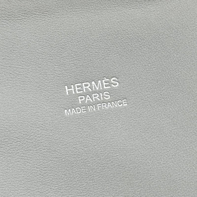 HERMES HERMES Bolide 31 Bolide 31 Bag, Tote bag, Shoulder bag, Torillon Clemence, Blue Pale, Blue, Light Blue, Silver Hardware