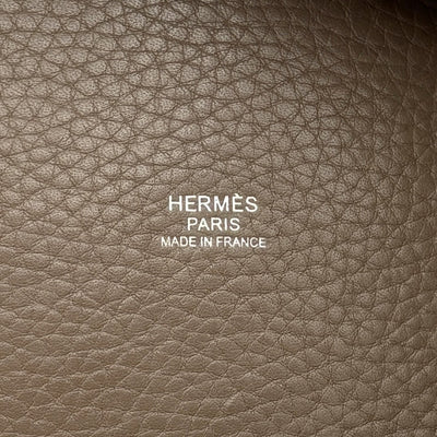 エルメス HERMES ピコタンロックPM ピコタンロック PM ピコタンPM ピコタンロック18 バッグ トートバッグ トリヨンクレマンス エトゥープ ベージュ グレージュ シルバー金具