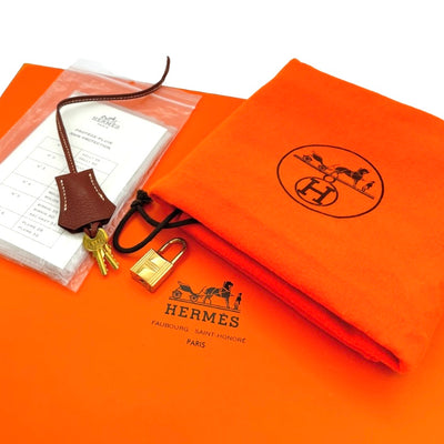 エルメス HERMES バーキン35 バーキン 35 バッグ トートバッグ フィヨルド ノアゼット ブラウン 茶 ゴールド金具