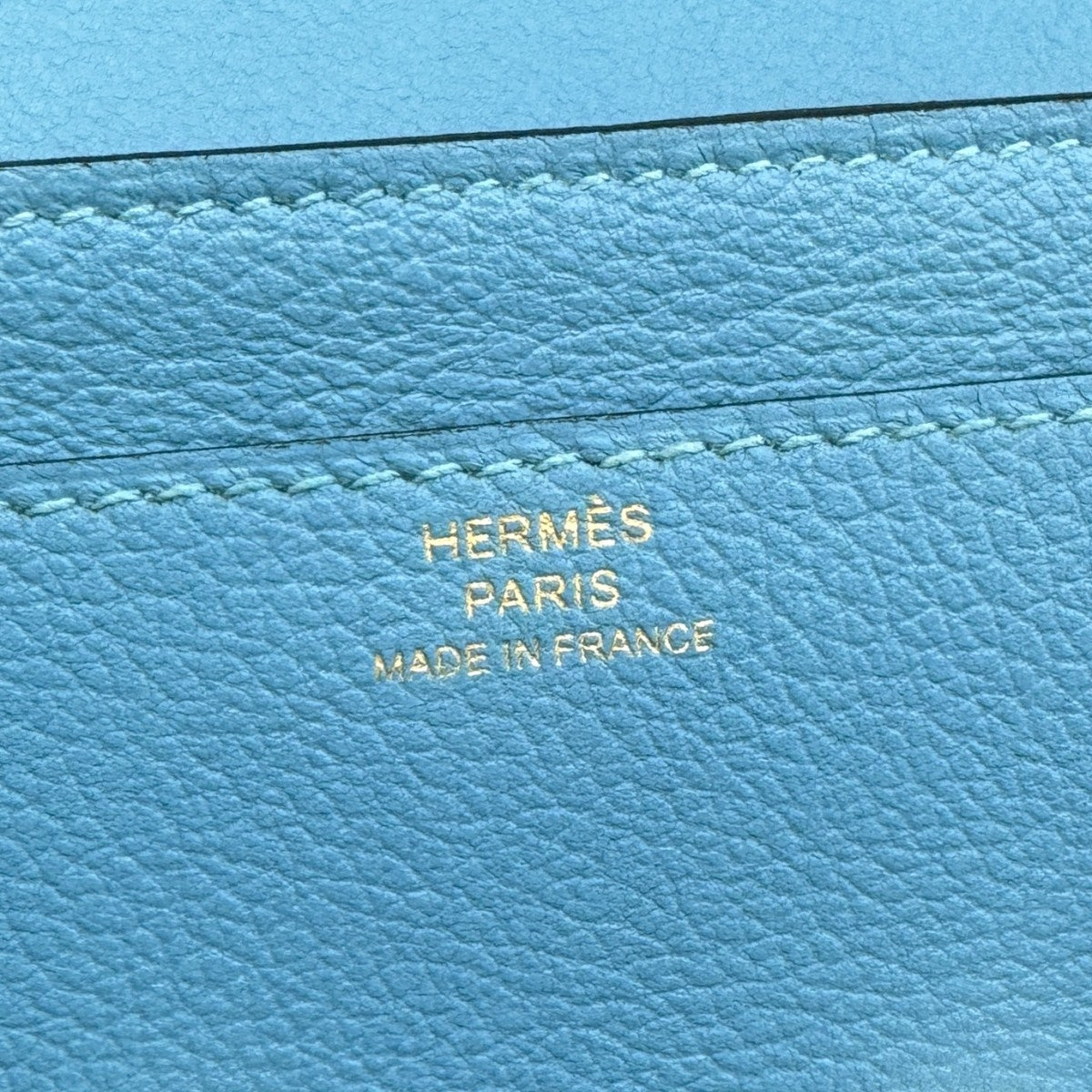 エルメス HERMES コンスタンスロング コンスタンス ロング 財布 長財布 ロングウォレット エバーカラー ブルーノール ブルー 青 ゴールド金具