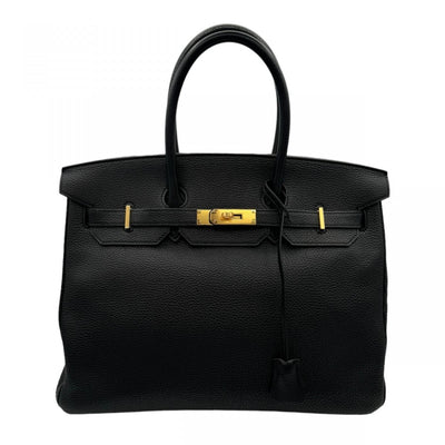 HERMES 헤르메스 Birkin 35 Birkin 35 토트 백 토고 누아 블랙 골드 하드웨어