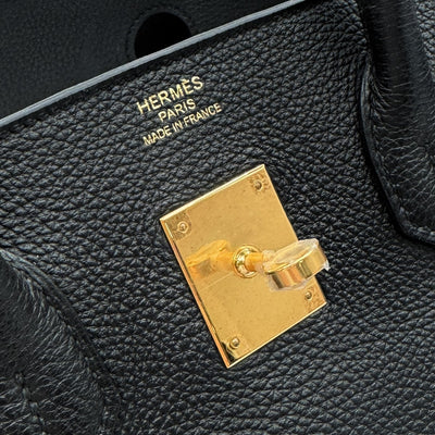 エルメス HERMES バーキン35 バーキン 35 バッグ トートバッグ トゴ ノワール ブラック 黒 ゴールド金具