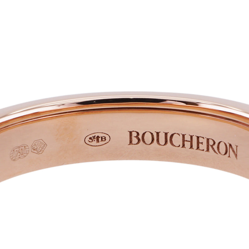 BOUCHERON Boucheron Quatre Classic Ring Half Quatre ring 핑크 골드 브라운 PVD Quatre 클래식 링 750pg 핑크 골드